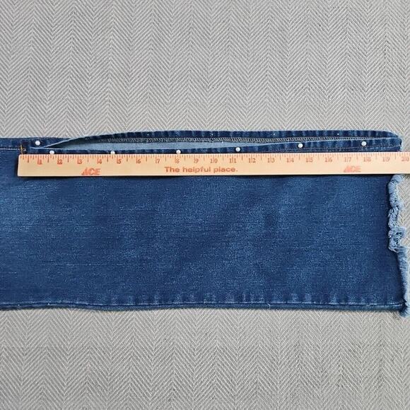 Cardinale Jeans Women's Sz 8 26x28 Med Wash Blue Slit Seam Pearls Y2K Fairy Core - Picture 16 of 16
